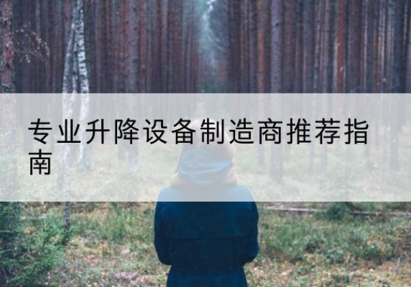 柞水电动剪叉升降平台厂家-专业升降设备制造商推荐指南